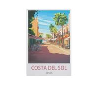 Costa Del Sol, Espagne，1000 Pièces Puzzle en Papier Créatif Éducatif Jigsaw Puzzle Jouet Anti-Stress pour Adultes Enfants Bricolage Jeux Parent-Enfant（50x70cm）-FZ18