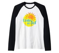 Costa Del Sol Espagne Andalousie Vintage Málaga Souvenir Manche Raglan