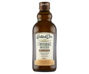 Costa d'Oro l'Integrale huile d'olive extra vierge non filtrée 500 ml