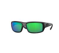Costa Fantail Mirrored Polarized Sunglasses Doré Green Mirror 580P/CAT2 Femme