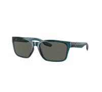 Costa Femme Sunglass Palmas - Couleur du Monture: Sarcelle, Couleur de Lentille: Gris