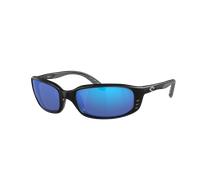 Costa Homme Sunglass Brine - Couleur du Monture: Noir mat, Couleur de Lentille: Effet miroir bleu