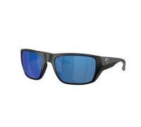 Costa Homme Sunglass Finlet - Couleur du Monture: Noir mat, Couleur de Lentille: Effet miroir bleu