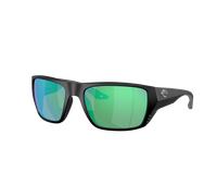 Costa Homme Sunglass Finlet - Couleur du Monture: Noir mat, Couleur de Lentille: Effet miroir Vert