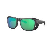 Costa Homme Sunglass King Tide 6 - Couleur du Monture: Noir Perle, Couleur de Lentille: Effet miroir Vert