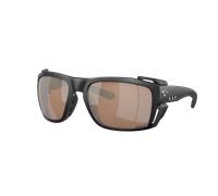 Costa Homme Sunglass King Tide 8 - Couleur du Monture: Noir Perle, Couleur de Lentille: Miroir Argent et cuivre