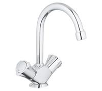 GROHE Costa - Mélangeur monotrou lavabo taille L avec garniture de vidage chrome
