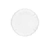 Costa Nova, Alentejo collection, Vaisselle en grès, Assiette à dîner, blanc , 27 cm, 6 pièces