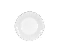 Costa Nova, Alentejo collection, Vaisselle en grès, Assiette creuse, à pâte, blanc , 24 cm, 6 pièces