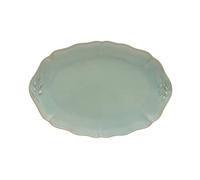 Costa Nova, Alentejo collection, Vaisselle en grès, Plat ovale, turquoise, 32 cm