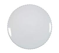 Costa Nova, Collection Pearl, Assiettes élégantes, Grès, Plat de service, blanc, 28 cm