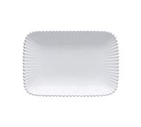 Costa Nova, Pearl collection, Vaisselle en grès, Plat rectangulaire, blanc, 30 cm