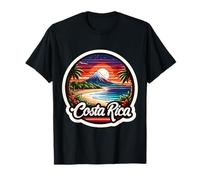 Costa Rica Coucher de soleil Plage de sable Vacances d'été Soleil Souvenir T-Shirt