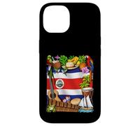 Costa Rica Drapeau Costaricain Racines Costaricaines Coque pour iPhone 14