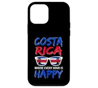 Costa Rica Every Hour is Happy Lunettes de Soleil Vacances Voyage Coque pour iPhone 12 Mini