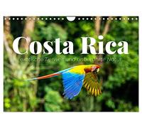 Costa Rica - exotische Tierwelt und unberührte Natur (Wandkalender 2026 DIN A4 quer), CALVENDO Monatskalender: Costa Ricas Schönheit in all seinen Facetten
