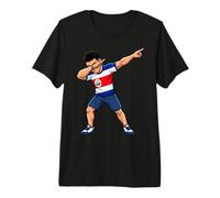 Costa Rica Man Dab Pose T-Shirt Haut de Gamme