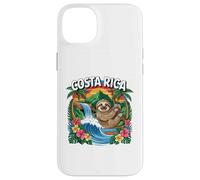 Costa Rica, Mignon Paresseux dans la Jungle, Cascade Amusante et Fleurs Coque pour iPhone 14 Plus