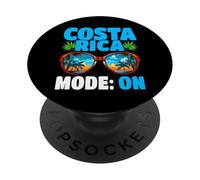 Costa Rica Mode on Lunettes de Soleil de Vacances Voyage Costa Rica PopSockets PopGrip Adhésif