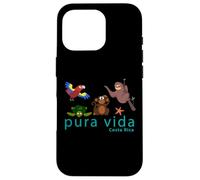 Costa Rica Pura Vida Animals Coque pour iPhone 16 Pro