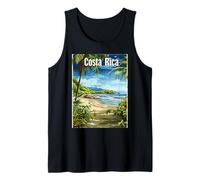 Costa Rica Tropical Beach Paradise Scène Débardeur