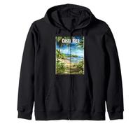 Costa Rica Tropical Beach Paradise Scène Sweat à Capuche