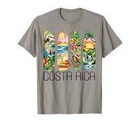 Costa Rica, Voyage Tropical, Vacances, Toucan, Paresseux T-Shirt