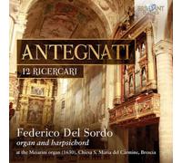 Costanzo Antegnati Antegnati: 12 Ricercari (CD) Album