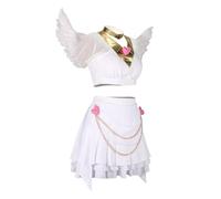 Costemu Chaussettes Cosplay Personnage Anime Performance Vêtements Halloween Panty Cosplay Party Dress-Up Personnage Costemu+Wig