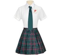 Costemu Chaussettes Cosplay Personnage Anime Performance Vêtements Halloween Panty Cosplay Party Dress-Up Personnage Costemu+Wig