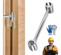 Costlyous/Prosperousk Door Hinge Adjustment Tool, 14-19mm Hinges Gap Adjusting Wrench, Heavy Duty Door Hinge Repair Tool for Residential,fire, Security, Doors, Ergonomic Design for Easy Repair (Large)