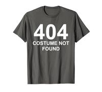 Costume 404 introuvable - Costume d'halloween Simple T-Shirt, Homme, Asphalte, 6XL