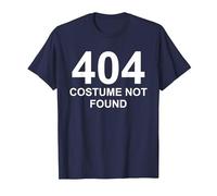 Costume 404 introuvable - Costume d'halloween Simple T-Shirt, Homme, Bleu Marine, 6XL