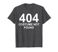 Costume 404 introuvable - Costume d'halloween Simple T-Shirt, Homme, Chiné Foncé, 6XL
