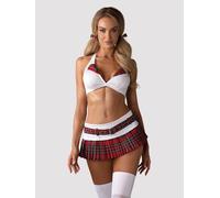 Costume 5 pièces étudiante sexy S/M