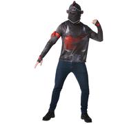 Costume Adulte Chevalier Noir Fortnite Haut Et Masque - Petit