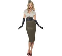 Costume Adulte Épouse Épique Armée Seconde Guerre Mondiale Taille M