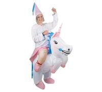 Costume Adulte Gonflable de Licorne - Taille Unique