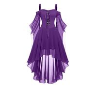 Costume Adulte Halloween Robe Femme Halloween Mariée Duo Déguisement Adulte Medievale Malefique Sorcier Soirée Taille Princesse Petit Hallowen Robe Diablesse Femme XXL
