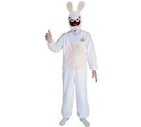 Costume adulte homme en Lapins Crétins™ en L-XL (x1) REF/44443 ptit clown blanc G