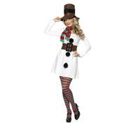 Costume Adulte Miss Bonhomme De Neige