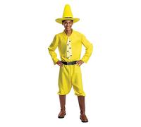 Costume Adulte Personne Dans Le Chapeau Jaune Curious George | Small/Medium