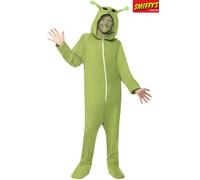 Costume Alien Taille M 7/9 Ans Vert