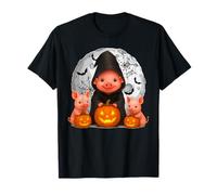 Costume Amusant de Cochon en sorcière Happy Halloween Day pour Filles et Enfants T-Shirt