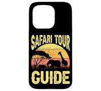 Costume Amusant de Guide Touristique Safari - Animaux Coque pour iPhone 15 Pro
