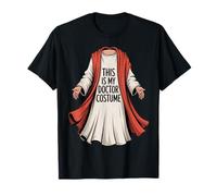 Costume Amusant de Jésus avec Inscription « This is My Doctor » pour Halloween 2026 T-Shirt