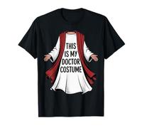 Costume Amusant de Jésus avec Inscription « This is My Doctor » pour Halloween 2026 T-Shirt