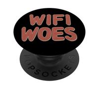 Costume Amusant de malheurs WiFi PopSockets PopGrip Adhésif