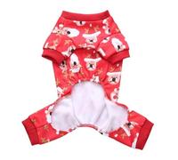 Costume amusant de Père Noël pour animal domestique - Robe de cosplay pour chat - Vêtements de Noël pour chiot - Accessoires photo pour chien - Pyjama animal pour femme