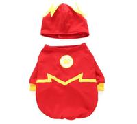 Costume amusant de Père Noël pour animal domestique - Robe de cosplay pour chat - Vêtements de Noël pour chiot - Accessoires photo pour chien - Pyjama animal pour femme
